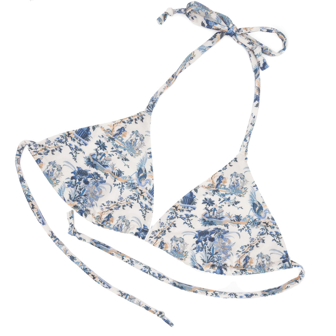 Top CORAL stampa "Toile de Jouy"