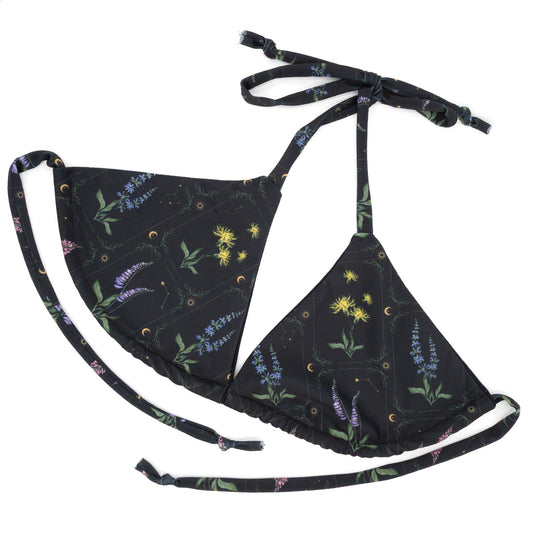 Top CORAL stampa "Botanica"