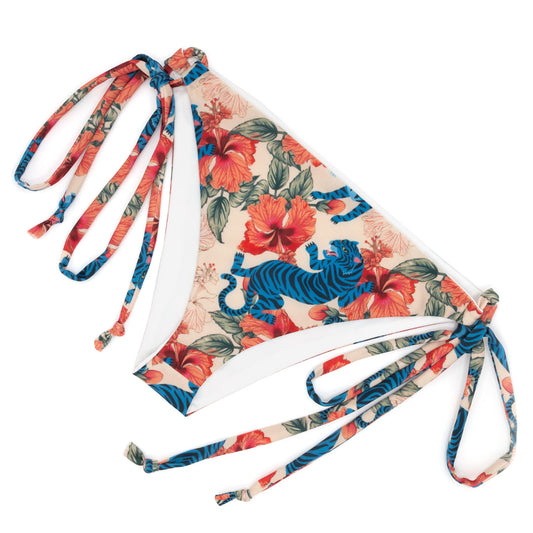 Slip CORAL stampa "Blue tiger"