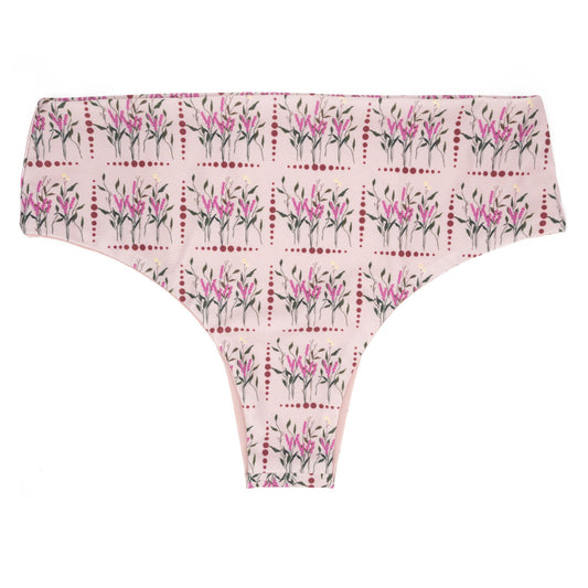 Slip URSULA stampa "Lilac"