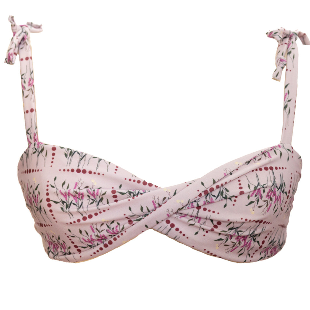 Top URSULA stampa "Lilac"